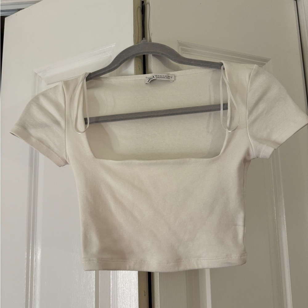 Zara White Top